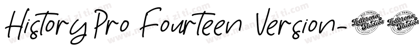 HistoryPro Fourteen Version字体转换